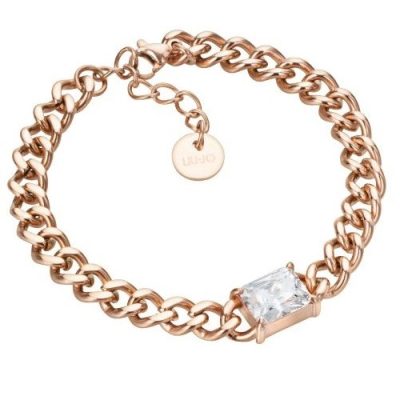 Bracciale Essential rosé con pietra quadrata Liu Jo LJ2126