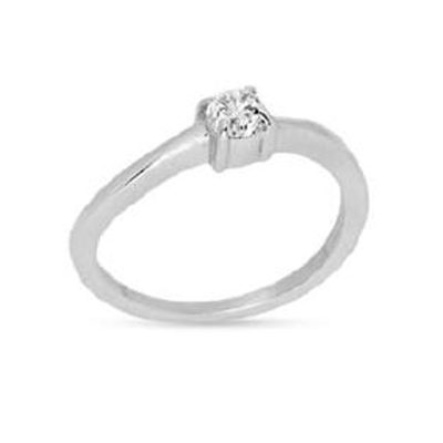 Anello Liu Jo LJ2571M16 acciaio con zircone bianco misura 16